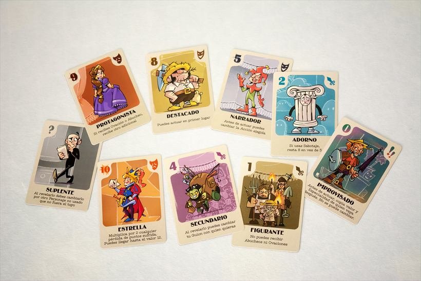 Las cartas de Personaje