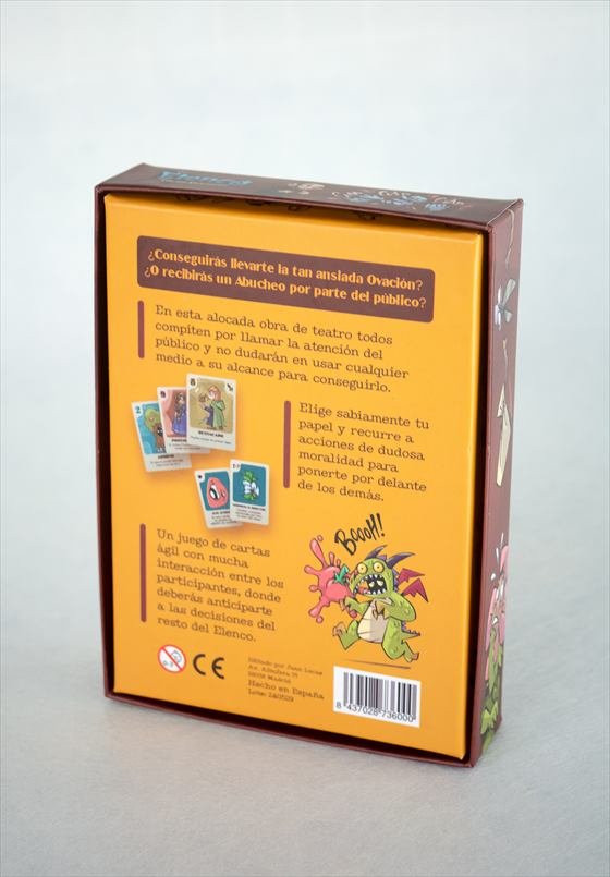 La contraportada de la caja